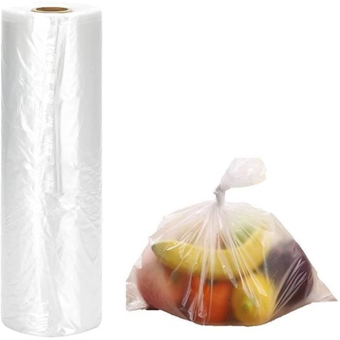 Sabco - Rouleau De Sacs En Plastique - Sacs Alimentaires Transparents