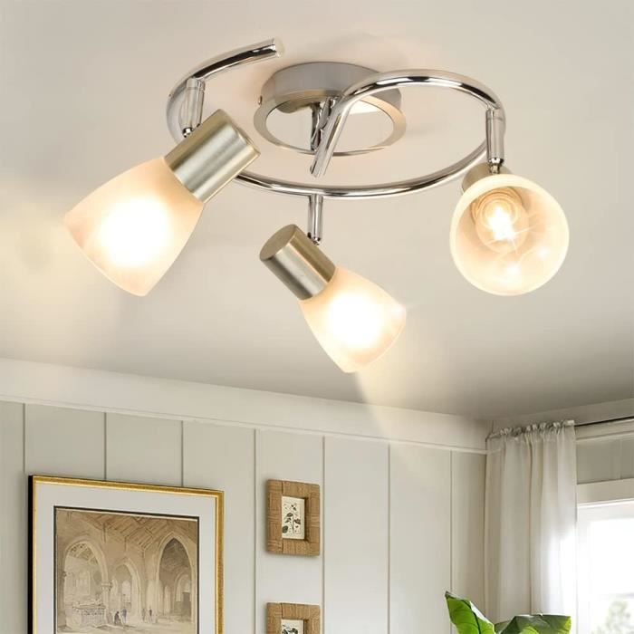 Lampe de Plafond Orientable style industriel 3 Spots