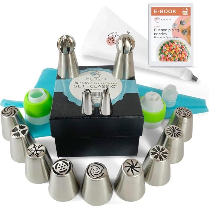 Lot De 3 Douilles Russes Tulipe XXL N°3 – 5 Cm Diamètre Pour Poche à Douille Pâtisserie