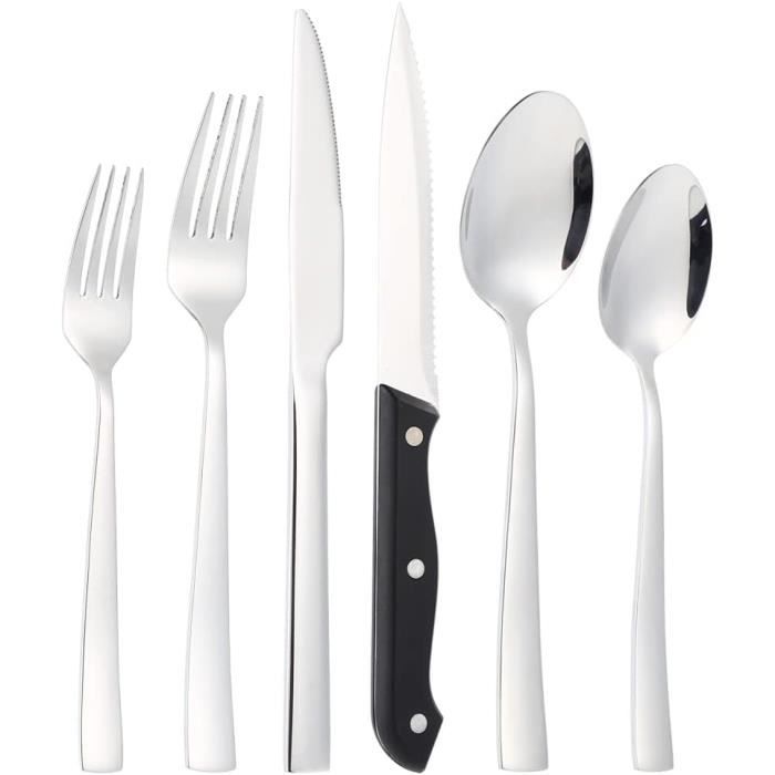 Christofle Essential 5920012 Ménagère 24 Pièces En Acier Inoxydable