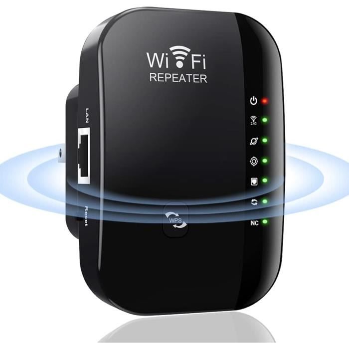 Répéteur Wifi Puissant Amplificateur Wifi 300Mbps 2.4G Repeteur Wifi ...