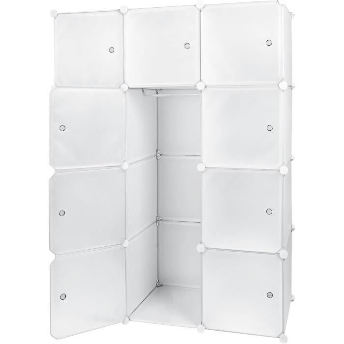 Armoire Penderie Portable, Étagère De Rangement, Cubes De Stockage