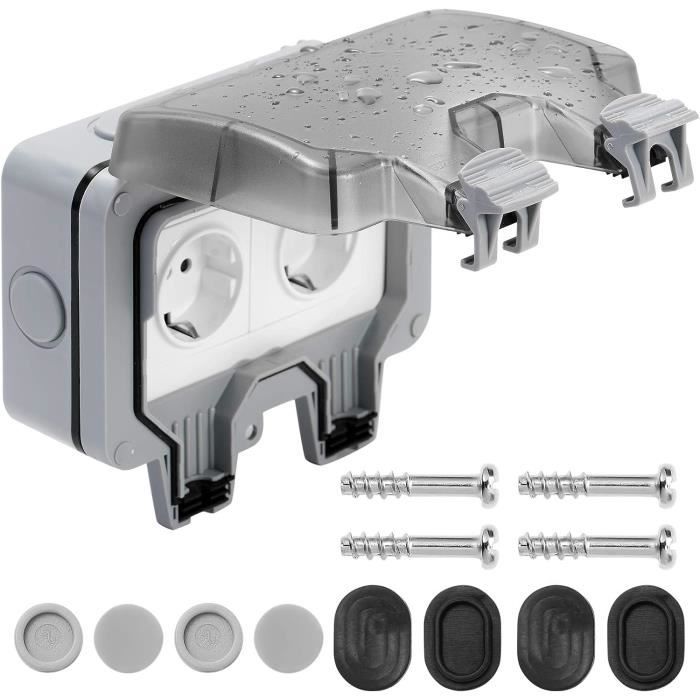 Miratic Prise Exterieure Etanche Version Allemande Rallonge D'Atelier