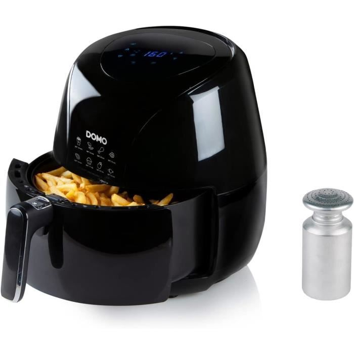 M Mimotec – Air Fryer Double Touch 11L (5,5+5,5L) Freidora De Aire Doble Sin Aceite, 2850W, 10 Menús, Pantalla Táctil, Temporizador 60min Regulable, 80-200°C, Cocina Fácil Y Saludable