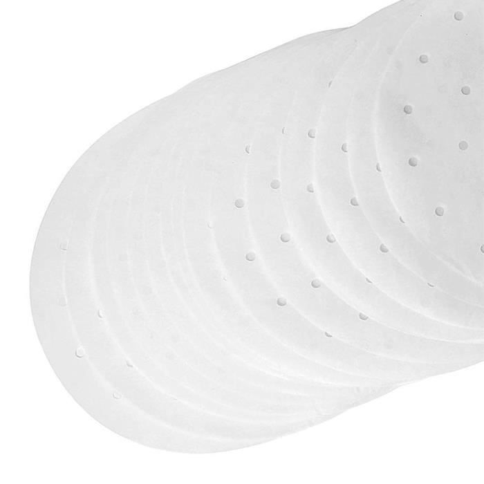 125 Pièces Papier Sulfurisé Pour Friteuse à Air, Doublures Anti-graisse