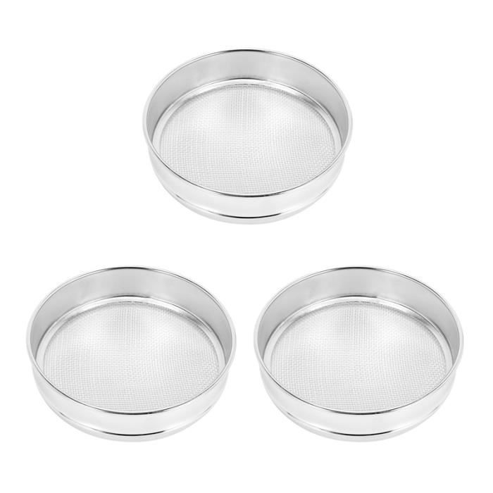 3 tamis de jardin robuste maille de sol plateau de semences outil de jardinage-10 2Mm,TAMIS