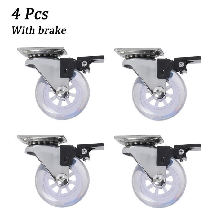 2 Roulettes De Guidage Rhombus 80 Mm – Portée 50 Kg, Idéales Pour Chariots, Meubles Roulants Ou Bricolage ! - 11