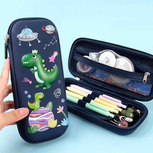 Trousse Scolaire, Trousse À Crayons Stich,Avec Compartiment Pour Fille Garçon Ado Femme Pour