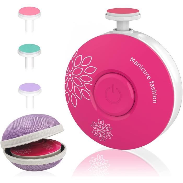 Coupe-ongles électrique Rechargeable USB – Silencieux, 3 Vitesses, Avec LED, Idéal Pour Bébés Et Seniors