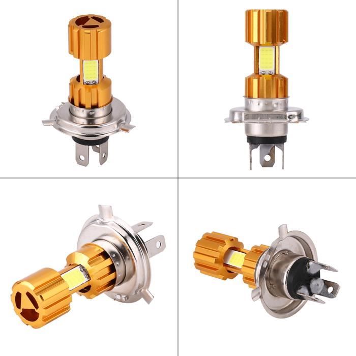 Phare De Moto LED Projecteur Lentille Unique Halo Angel Devil Eye Spot