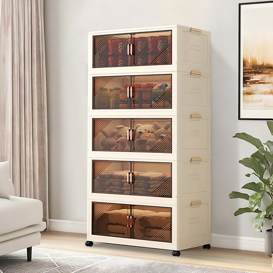 HOMCOM Étagère Rangement à 5 Niveaux Bibliothèque Meuble De Rangement