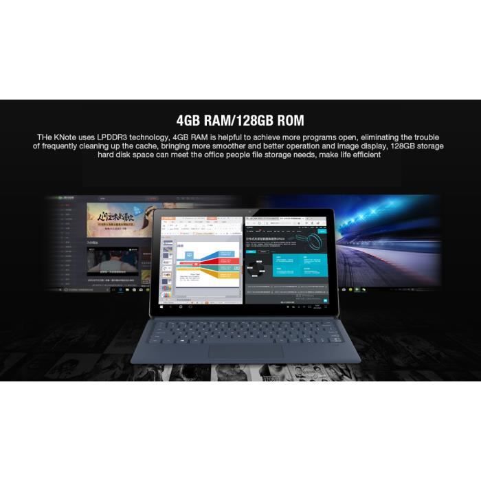 Tablette 2 en1- KNote Go Tablette PC Windows 10-11,61