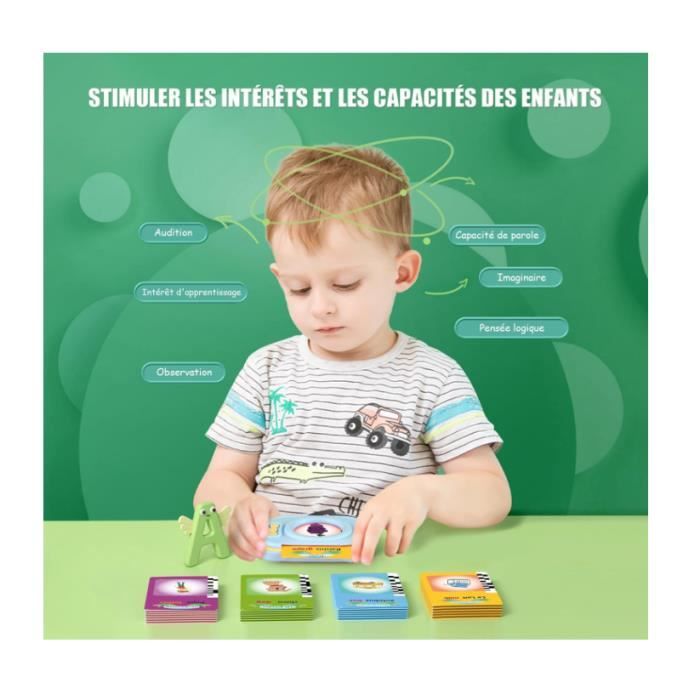 255 Cartes Flash Parlantes Jouet Enfant 2 ans Educatif - 510 Mots en  Français - avec Ardoise Magique - Jeux Educatif Enfant - Cdiscount Jeux -  Jouets