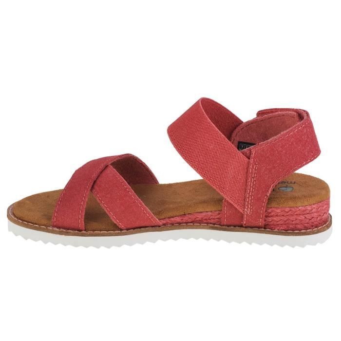 Sandale skechers femme on sale rouge