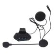 Dioche oreillette pour casque de moto Casque d'écoute Bluetooth pour moto casque d'interphone Bluetooth avec fonction mains libres-2