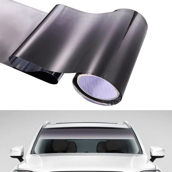 Film solaire Anti-UV pare-soleil pour voiture pare-brise teinté en noir  clair Film solaire 20 cm * 150cm - Modèle: - ANQCFSYA01133 - Cdiscount Auto