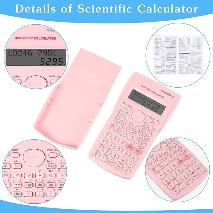 Calculatrice Scientifique avec Fonctions Graphiques - Plusieurs Modes avec Interface Intuitive - Parfaite pour les Étudiants de Cours Débutants et Avancés, Lycée Ou Université