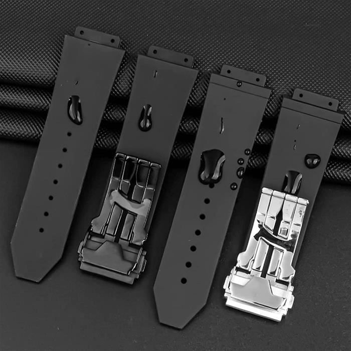 Bracelet Caoutchouc Noir D'Origine Hublot Pour Big Bang 44mm - Neuf Avec Étiquettes