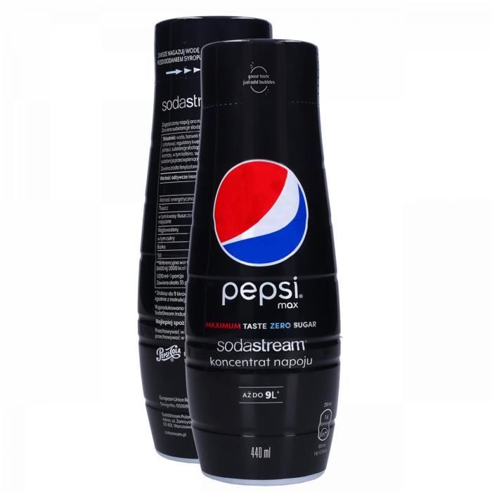 Quatre sirops Sodastream Pepsi, Mirinda, 7UP, Pepsi Max sod - Cdiscount  Electroménager