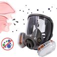 EJ.life Protection du visage Respirateur à gaz intégral 6800 anti-poussière Gel de silice bouche-moufle couverture élevée pour-3
