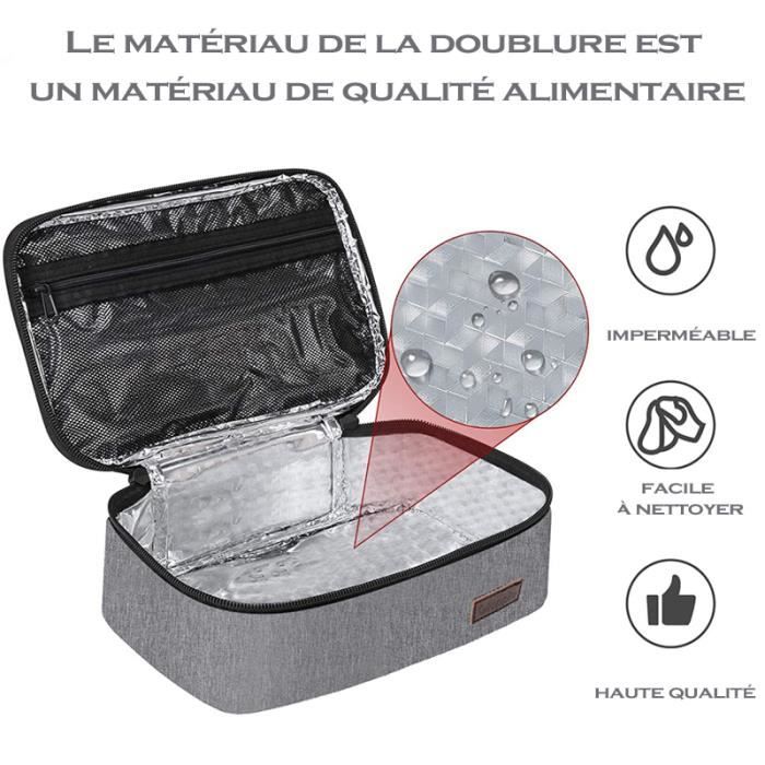 Sac isotherme repas homme