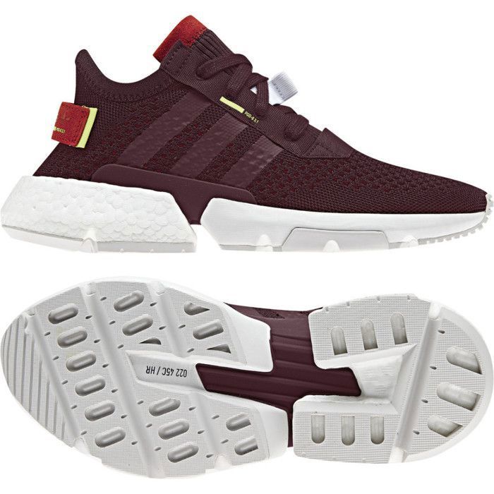 Basket adidas Originals POD S3.1 DB3541 Maroon maroon hi res yellow Cdiscount Chaussures