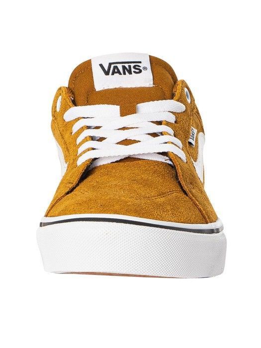 Baskets pour homme VANS Filmore en daim marron avec col et