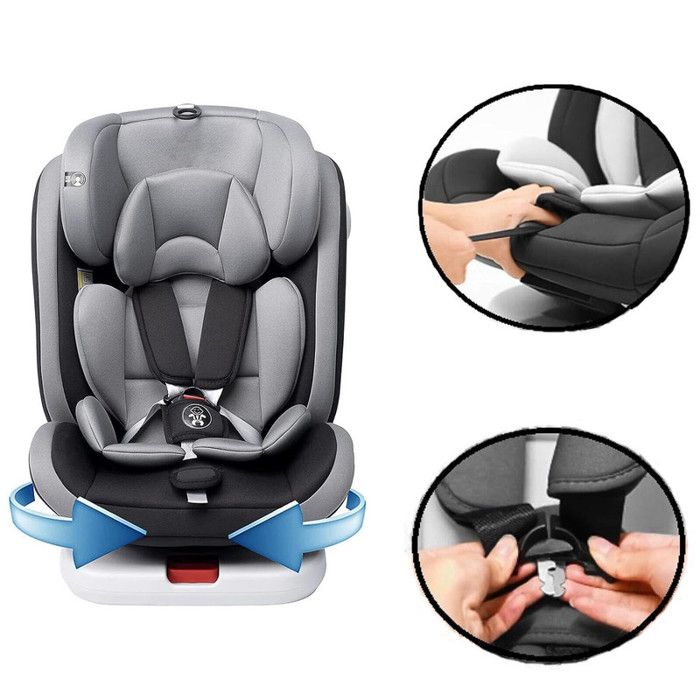 JOVIKIDS Siège auto isofix Groupe 1/2/3(9-36kg) avec porte-gobelet