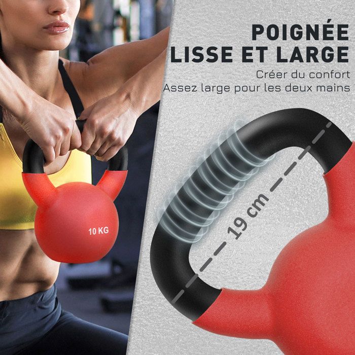 Poignée Kettlebell Avec Base, Pour Plaques De Poids, Portable Ergonomique (neuf)