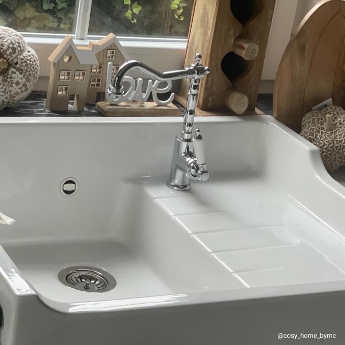 Évier Timbre D'office De Cuisine à Poser 2 Bacs Tradition Villeroy Boch Ceramique Blanc Brillant