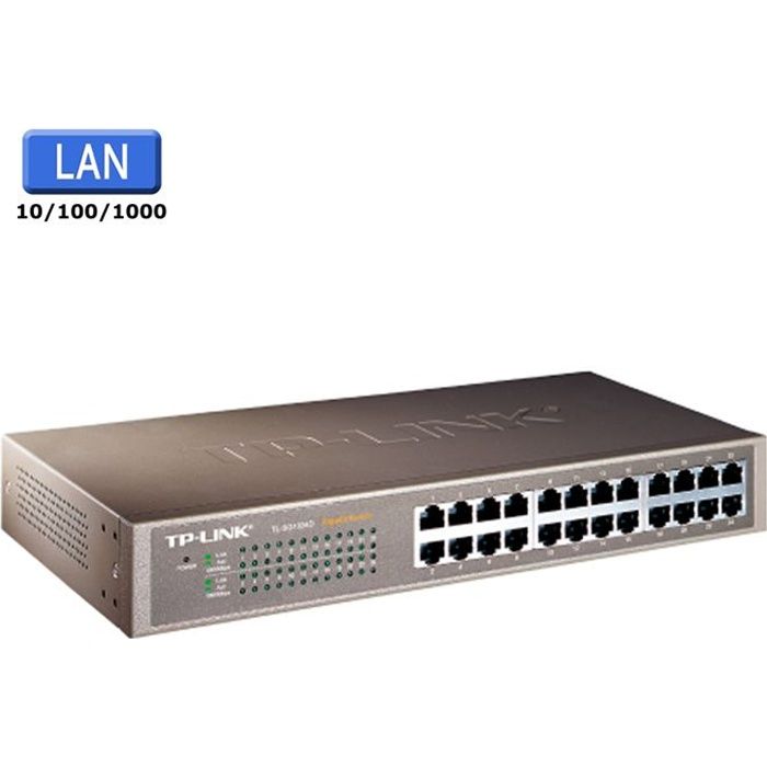 TP-LINK switch 24 ports GIGABIT 13'' SG1024D