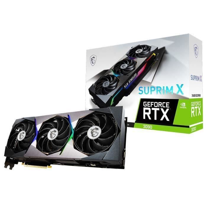 MSI GeForce RTX 3090 SUPRIM X - 24 Go