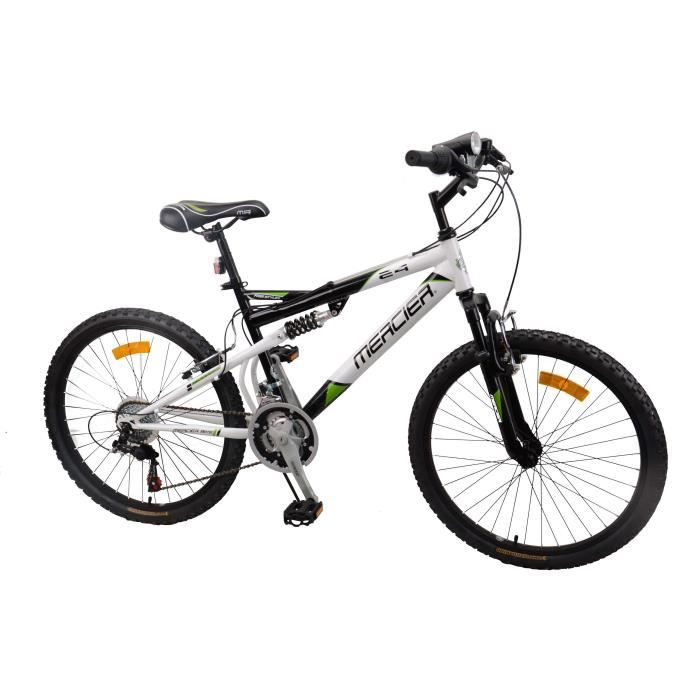 MERCIER Vélo VTT 24- Garçon TT Suspendu 18 vitesses Free Styler 24
