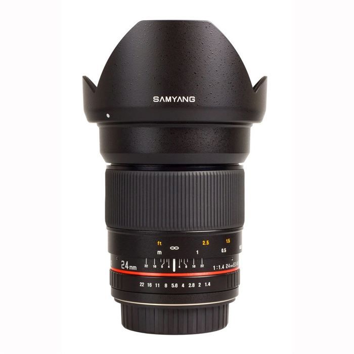 Objectif grand angle SAMYANG 24mm F1,4 ED AS IF UMC pour Canon EF - Haute qualité optique