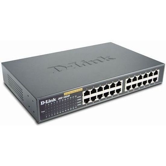 D - Link switch 24 ports DES-1024D