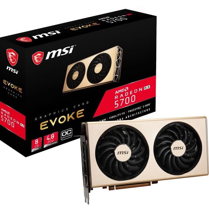 Carte graphique XFX AMD Radeon RX 5700 XT Triple Dissipation 8GB GDDR6