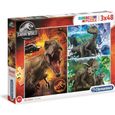 Puzzle - CLEMENTONI - Jurassic World - 3x48 pièces - Pour enfants de 4 ans et plus-0