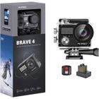 Caméra Sport AKASO Brave 4 Etanche 4K 16 Millions Pixels avec Carte Mémoire Extreme 64Go Noir