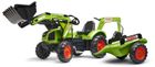 Tractopelle enfant Claas ARION 430 + remorque + excavatrice Falk