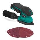 VONROC Ponceuse delta multifonction sans fil 20V – 6 feuilles abrasives, Batterie 2.0Ah et chargeur inclus