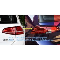 2013 2016 LED - Câble de Montage de Feux Arrière Mobiles, Pour Volkswagen VW Golf 7 GTI R Golf 7.5 2017