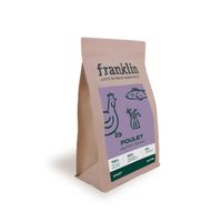 Franklin – Croquettes Chiot Sans Céréales – 2,5kg – 70% de Viande et Poisson – Booster de Croissance – Poulet, Saumon, Fenouil