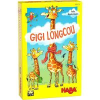 Jeu de société Gigi Longcou - HABA - Assemblage - Orange - Multicolore - Mixte