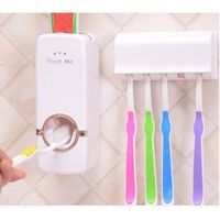 Distributeur automatique de dentifrice Porte brosse à dents de la poussière