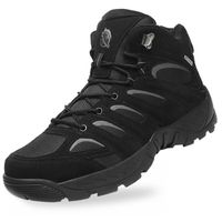 chaussures de randonnée hommes Imperméable Maintien Confort Respirant-noir