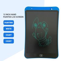 Tablette D'écriture LCD Coloré 12 Pouces pour Enfants et Adultes Convient Portable Jouet Educatif Enfant Filles Garçon