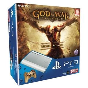 CONSOLE PS3 Console PS3 500 Go blanche - Sony - God of War - B