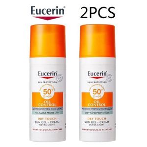 SOLAIRE CORPS VISAGE Eucerin-Crème solaire pour le visage, Contrôle de l'huile, Protection solaire, Peau sensible, Anti-UV éventue