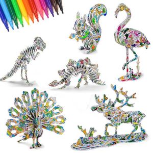 Dream Fun Puzzle 3D Bricolage Kits Artisanat pour Enfant Fille Garçon 6-12  Ans - Meilleur Cadeau et Jouets pour Enfants(A)