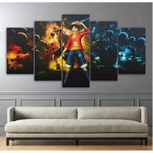 Tableau One Piece Logo Cadre Toile - Manga Imperial